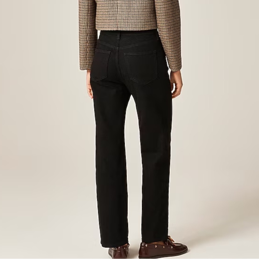 J crew black rinse Tall slim-wide jean - Picture 4 of 5